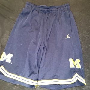 Michigan basketball Throwback Shorts